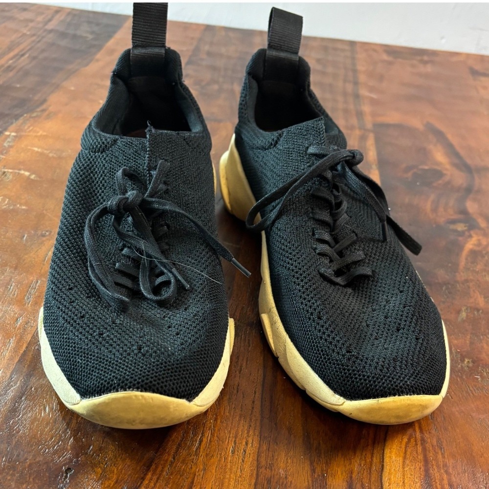 Clearweather Allweather Black Knit Sneakers Mens 10 Womens 11.5 Low‎ Top Shoes